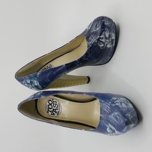 Too Fast Platform Skeleton Heels